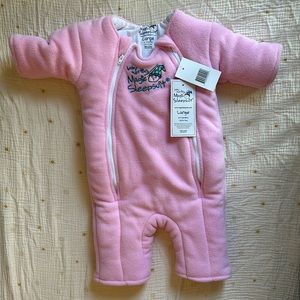 NWT Magic Merlin Sleep Sack- Size Large, Pink